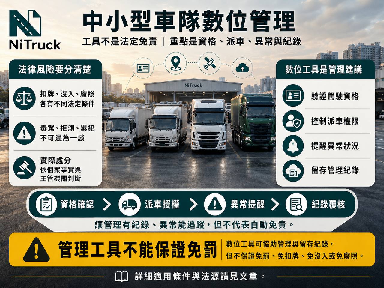 中小型車隊以駕駛資格、派車授權、異常提醒與紀錄覆核建立數位管理流程